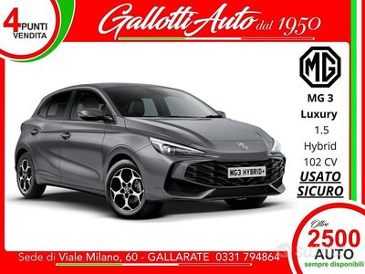 Usata MG MG3 Luxury 194 CV (142 kW) 2025 Grigio Utilitaria