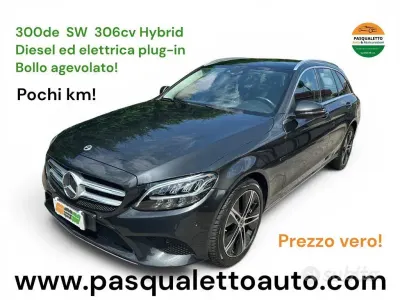 Usata Mercedes C300e Business 194 CV (142 kW) 2020 Nero Station wagon