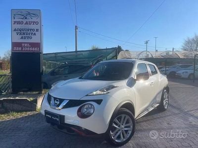 Usata Nissan Juke Tekna 110 CV (80 kW) 2014 Bianco SUV