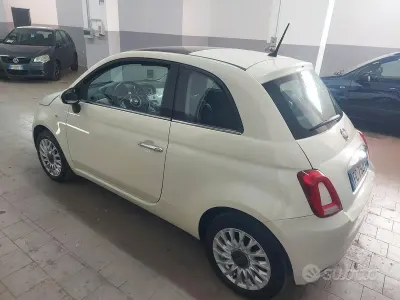 Käytetty Fiat 500 Easy 69 HP (50 kW) 2016 Valkoinen Sedan