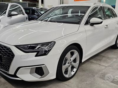 Usata Audi A3 Advanced 150 CV (110 kW) 2020 Bianco Berlina