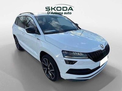 Usata Skoda Karoq SportLine 150 CV (110 kW) 2020 Bianco SUV