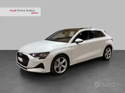 Usata Audi A3 Advanced 116 CV (85 kW) 2025 Bianco ghiacciaio metallizzato Berlina