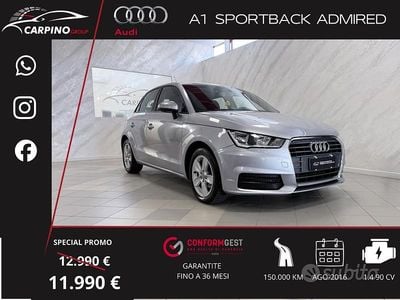 Usata Audi A1 Admired 90 CV (66 kW) 2016 Grigio Utilitaria