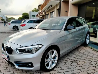 Usata BMW 120 Sport Line 190 CV (139 kW) 2018 Argento Berlina