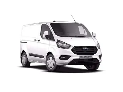 Usata Ford Transit Custom Trend 136 CV (100 kW) 2021 Bianco frozen Furgone