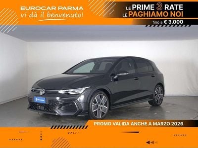 Usata VW Golf VIII R-line 150 CV (110 kW) 2024 Grenadill black metallizzato Berlina
