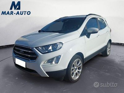 Usata Ford Ecosport Titanium 125 CV (91 kW) 2021 Bianco SUV