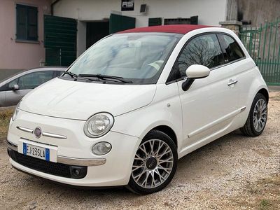 Usata Fiat 500C Lounge 86 CV (63 kW) 2011 Bianco Cabrio