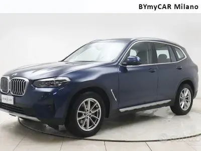 Usata BMW X3 Efficient Dynamics 184 CV (135 kW) 2023 Blu SUV