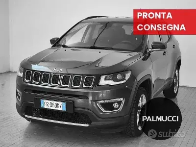 Usata Jeep Compass Limited 140 CV (102 kW) 2018 Grigio scuro SUV
