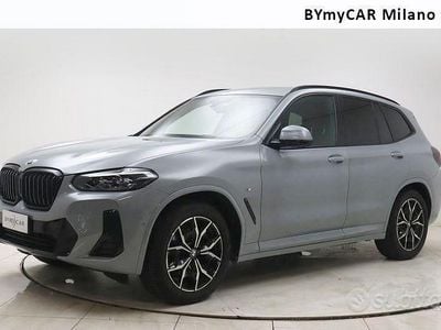 Usata BMW X3 M Sport 190 CV (139 kW) 2022 Grigio SUV