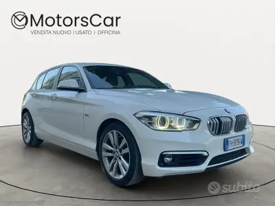 Usata BMW 118 150 CV (110 kW) 2017 Bianco Berlina