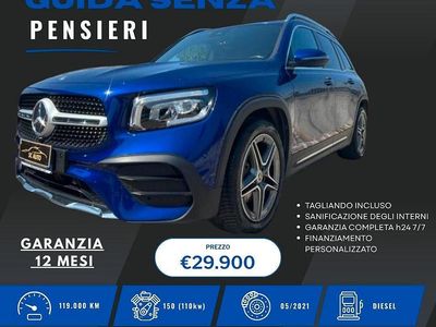 Usata Mercedes GLB200 Premium 150 CV (110 kW) 2021 Blu SUV
