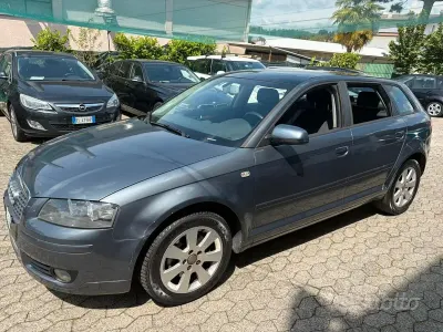 Usata Audi A3 Attraction 140 CV (102 kW) 2007 Grigio Utilitaria