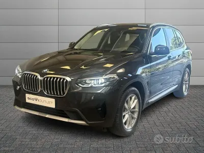 Usata BMW X3 190 CV (139 kW) 2022 Nero SUV