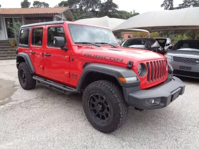 Begagnad Jeep Wrangler Rubicon 200 HK (147 kW) 2020 Röd SUV