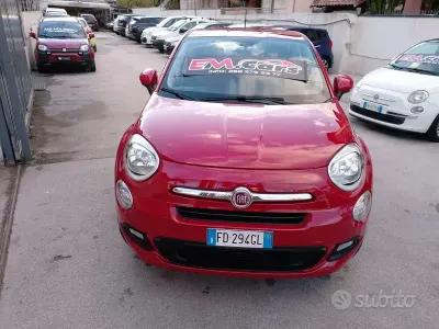 Brugt Fiat 500X Lounge 95 HK (69 kW) 2016 Rød SUV