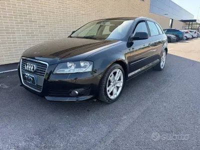 Usata Audi A3 Ambition 140 CV (102 kW) 2011 Nero Utilitaria