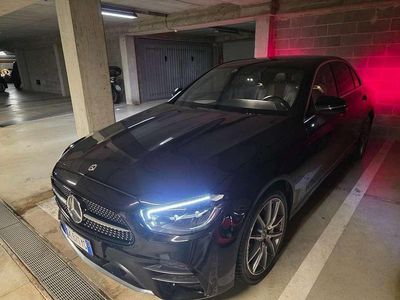 Usata Mercedes E300 AMG line 194 CV (142 kW) 2022 Nero Berlina