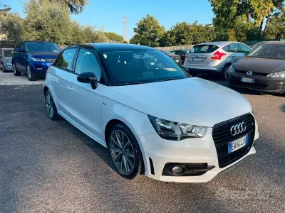 Usata Audi A1 S-Line 90 CV (66 kW) 2015 Bianco Utilitaria