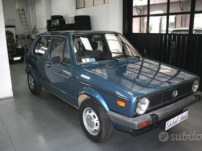 Usata VW Golf I 54 CV (39 kW) 1982 Blu Utilitaria