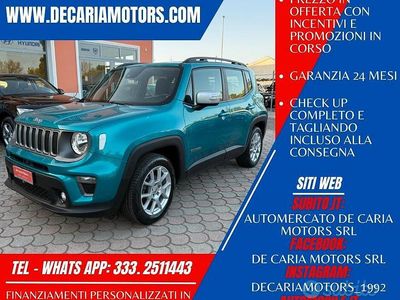Usata Jeep Renegade Limited 131 CV (96 kW) 2022 Blu SUV
