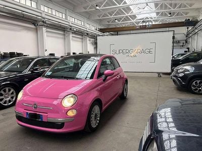 Usata Fiat 500 Lounge 69 CV (50 kW) 2009 Rosa Cabrio