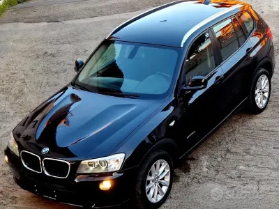 Usata BMW X3 Efficient Dynamics 184 CV (135 kW) 2012 Nero SUV