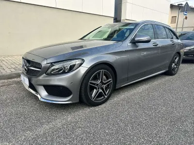 Usado Mercedes C250 Premium 204 CV (150 kW) 2015 Gris Familiar