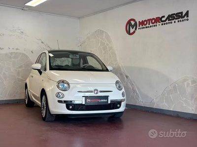 Usata Fiat 500 Lounge 95 CV (69 kW) 2010 Bianco Berlina