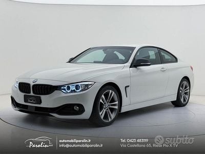 Begagnad BMW 420 Sport Line 184 HK (135 kW) 2015 Vit Sportkupé