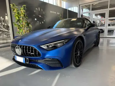 Occasion Mercedes SL43 AMG AMG Line Premium Plus 381 ch (280 kW) 2023 Bleue Cabriolet