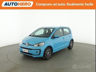 Usata VW up! high up! 59 CV (43 kW) 2019 Blu Utilitaria