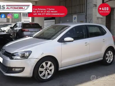 Usata VW Polo Highline 90 CV (66 kW) 2010 Argento Utilitaria