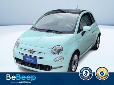 Usata Fiat 500 Lounge 85 CV (62 kW) 2015 Azzurro metallizzato Berlina