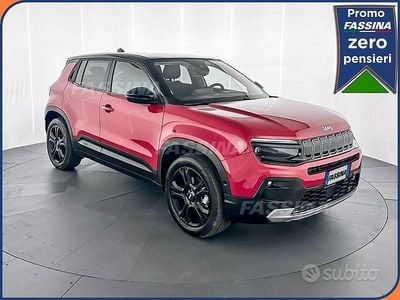 Usata Jeep Avenger EV Summit 61 kW (84 CV) 2024 Rosso/nero SUV