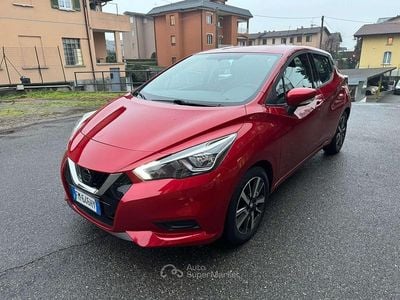 Usata Nissan Micra Visia+ 71 CV (52 kW) 2017 Rosso Berlina
