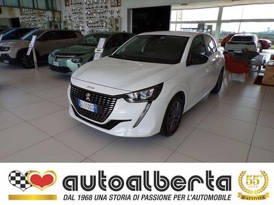 Usata Peugeot 208 Active 101 CV (74 kW) 2022 Bianco pastello Utilitaria