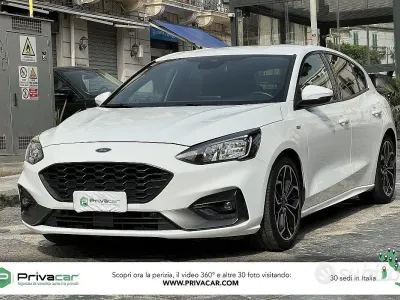 Usata Ford Focus ST-Line 125 CV (91 kW) 2019 Bianco Utilitaria