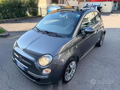 Begagnad Fiat 500 Lounge 69 HK (50 kW) 2015 Grå Cab