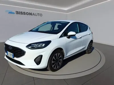 Second-hand Ford Fiesta Titanium 125 CP (91 kW) 2022 Alb Hatchback