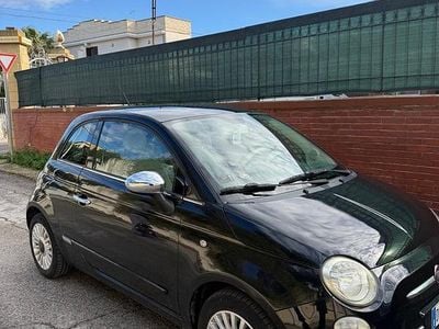 Käytetty Fiat 500 Lounge 75 HP (55 kW) 2008 Musta Viistoperä
