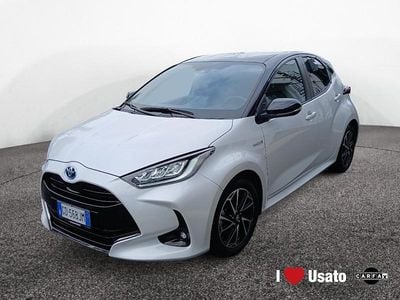 Usata Toyota Yaris Hybrid Style 116 CV (85 kW) 2021 Bianco Utilitaria
