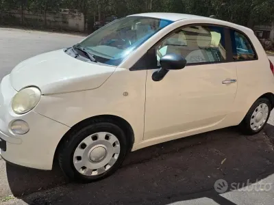 Usata Fiat 500 69 CV (50 kW) 2009 Bianco Cabrio