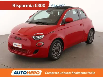 Usata Fiat 500e Red 86 kW (118 CV) 2022 Rosso Cabrio