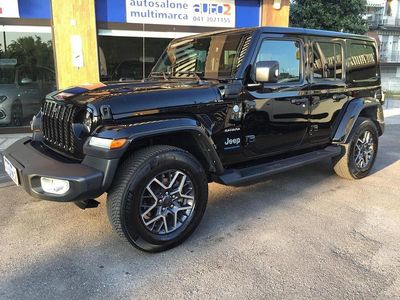 Usata Jeep Wrangler Unlimited Sahara 272 CV (200 kW) 2023 Nero SUV