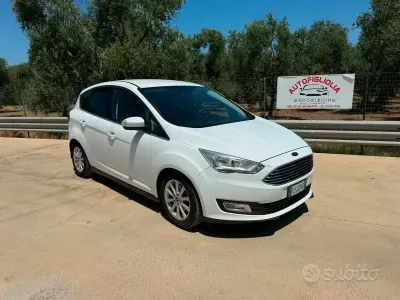 Usata Ford C-MAX Titanium 120 CV (88 kW) 2017 Bianco Monovolume