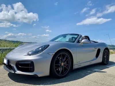 Usata Porsche Boxster 330 CV (242 kW) 2015 Argento Cabrio