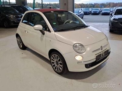 Usata Fiat 500C Lounge 100 CV (73 kW) 2011 Bianco Cabrio